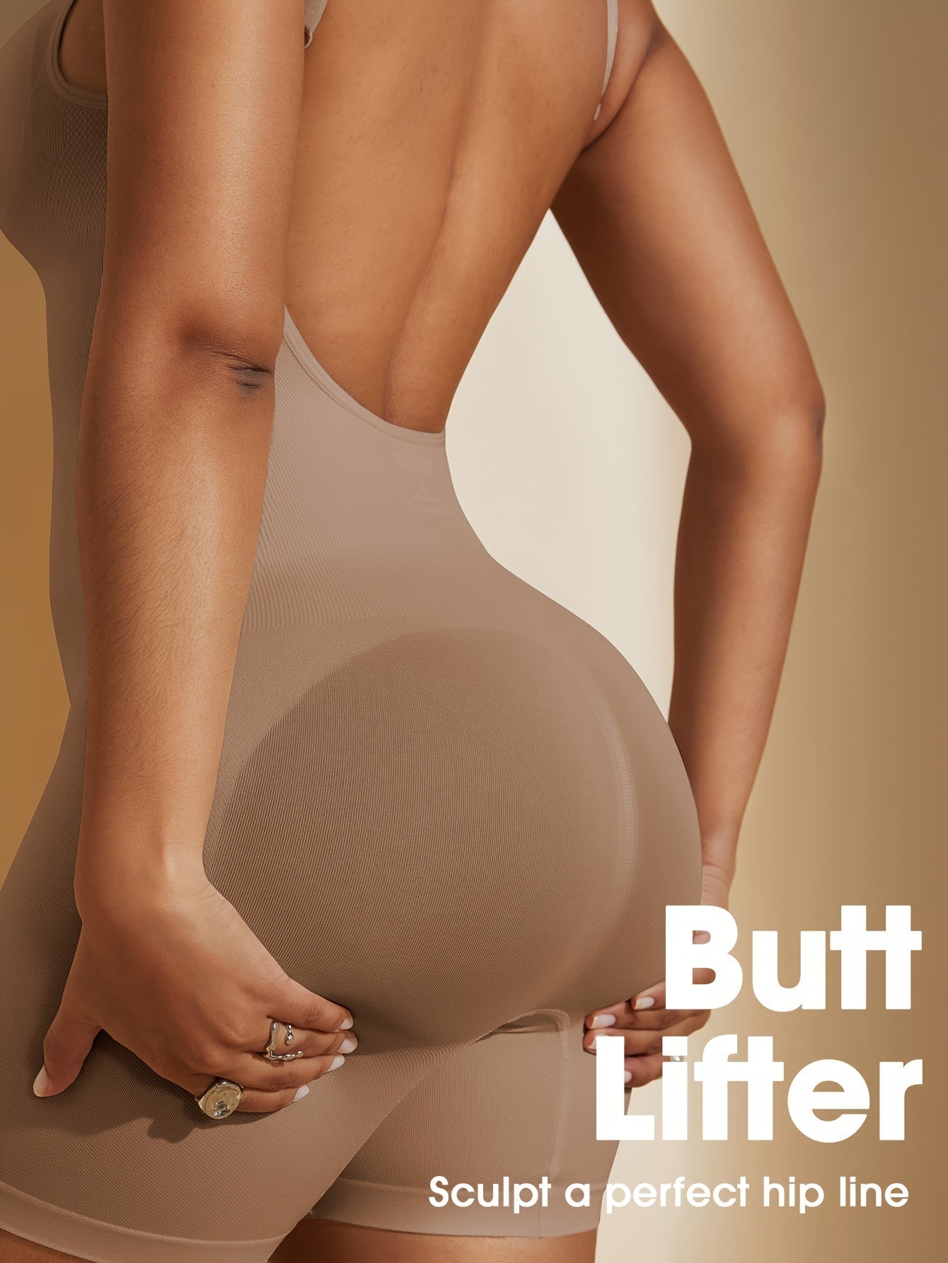 Odette™: Backless Shaping Bodysuit | with padding