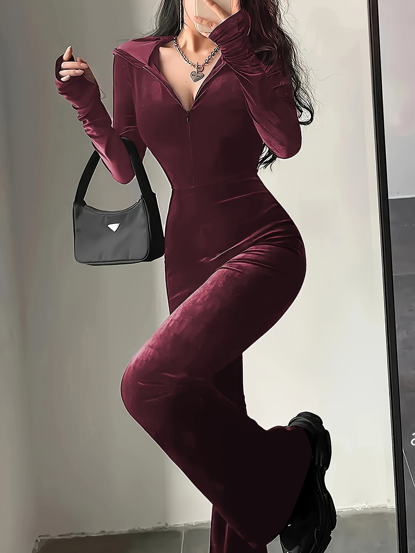 Celeste™ Velvet Luxury Jumpsuit