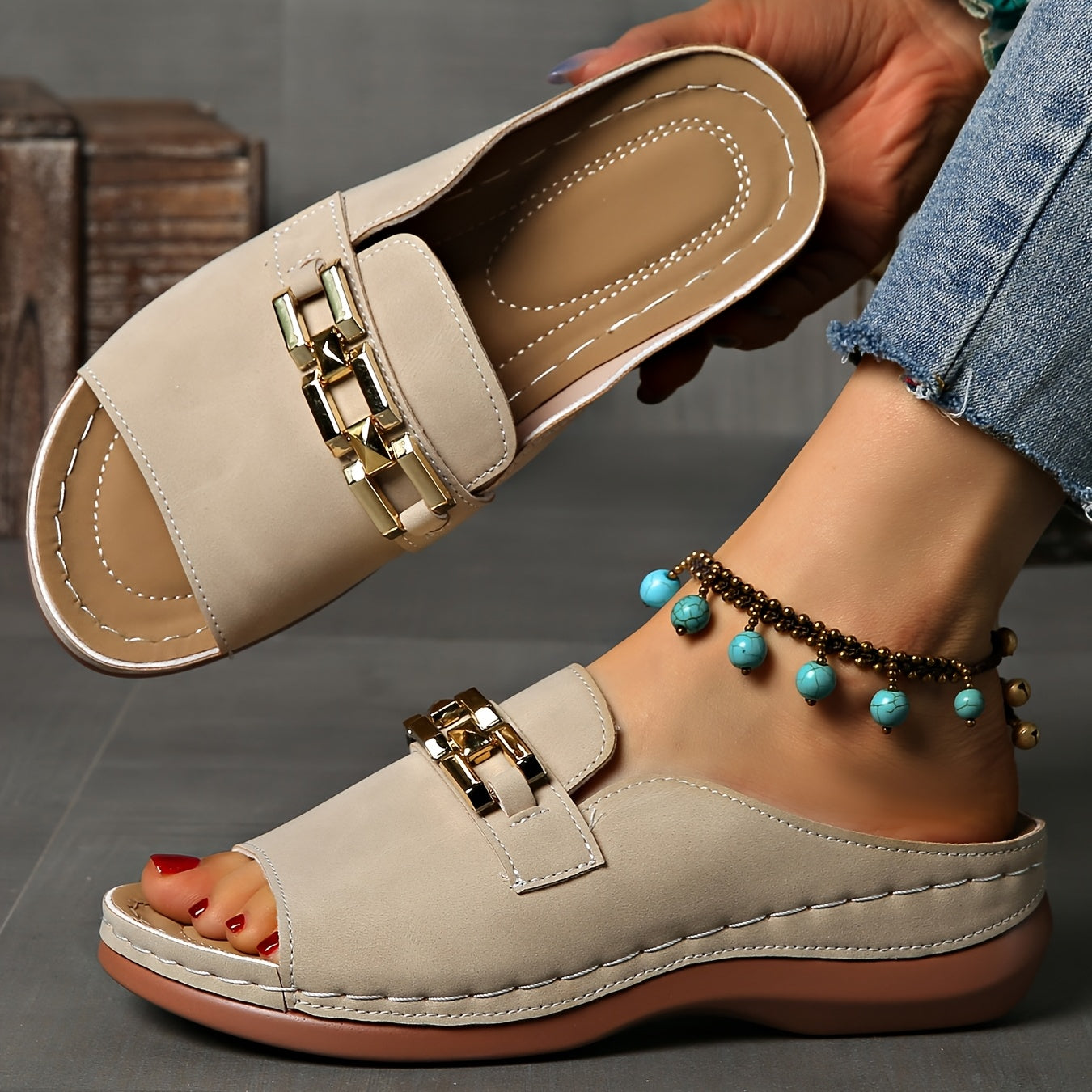 Elivora - Orthopedic Summer Sandal with Support Heel