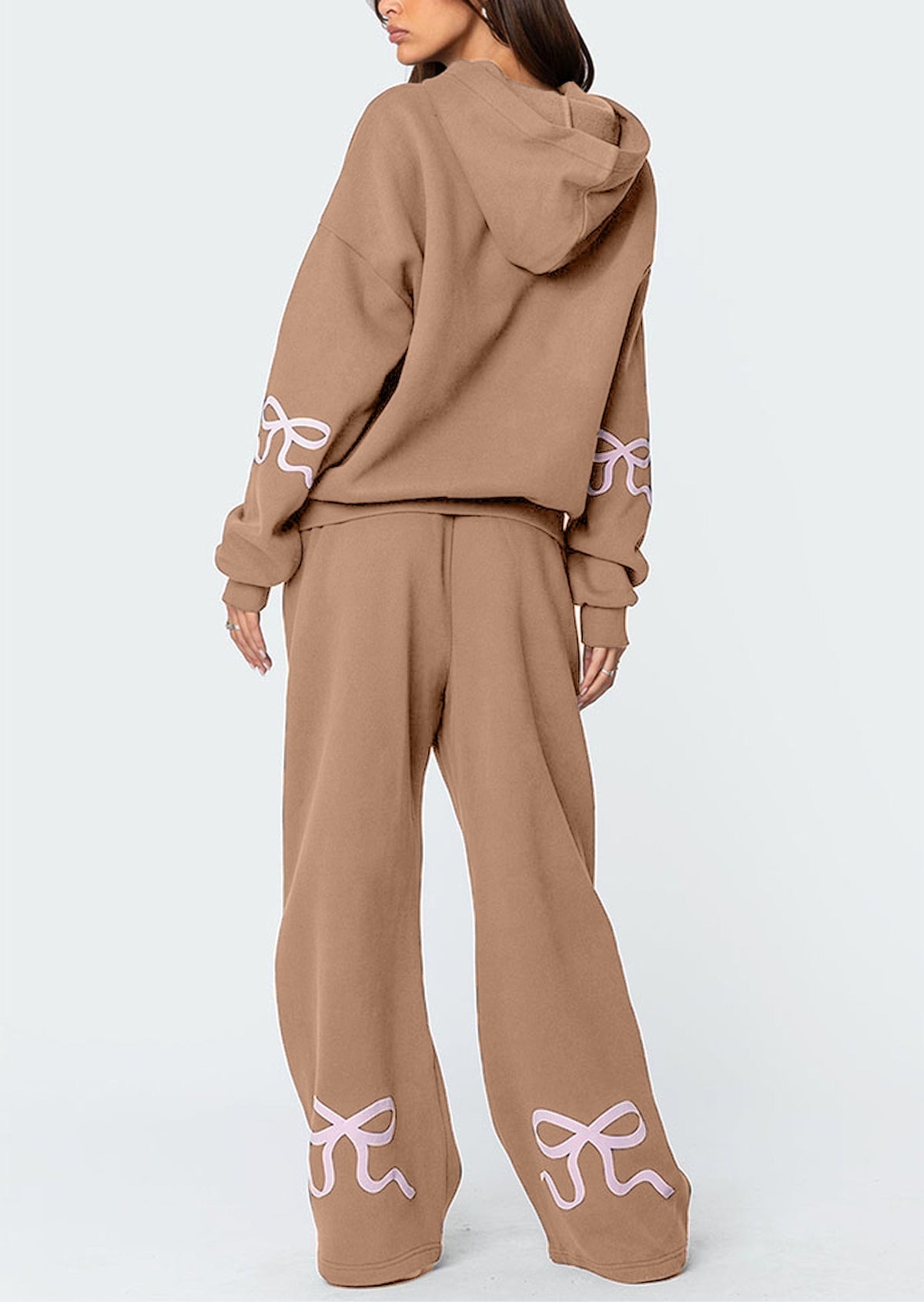 Isla - Bow Hoodie and Jogger Set