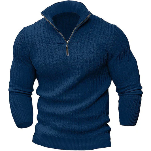 Dareen | Trendy zippered sweater for men