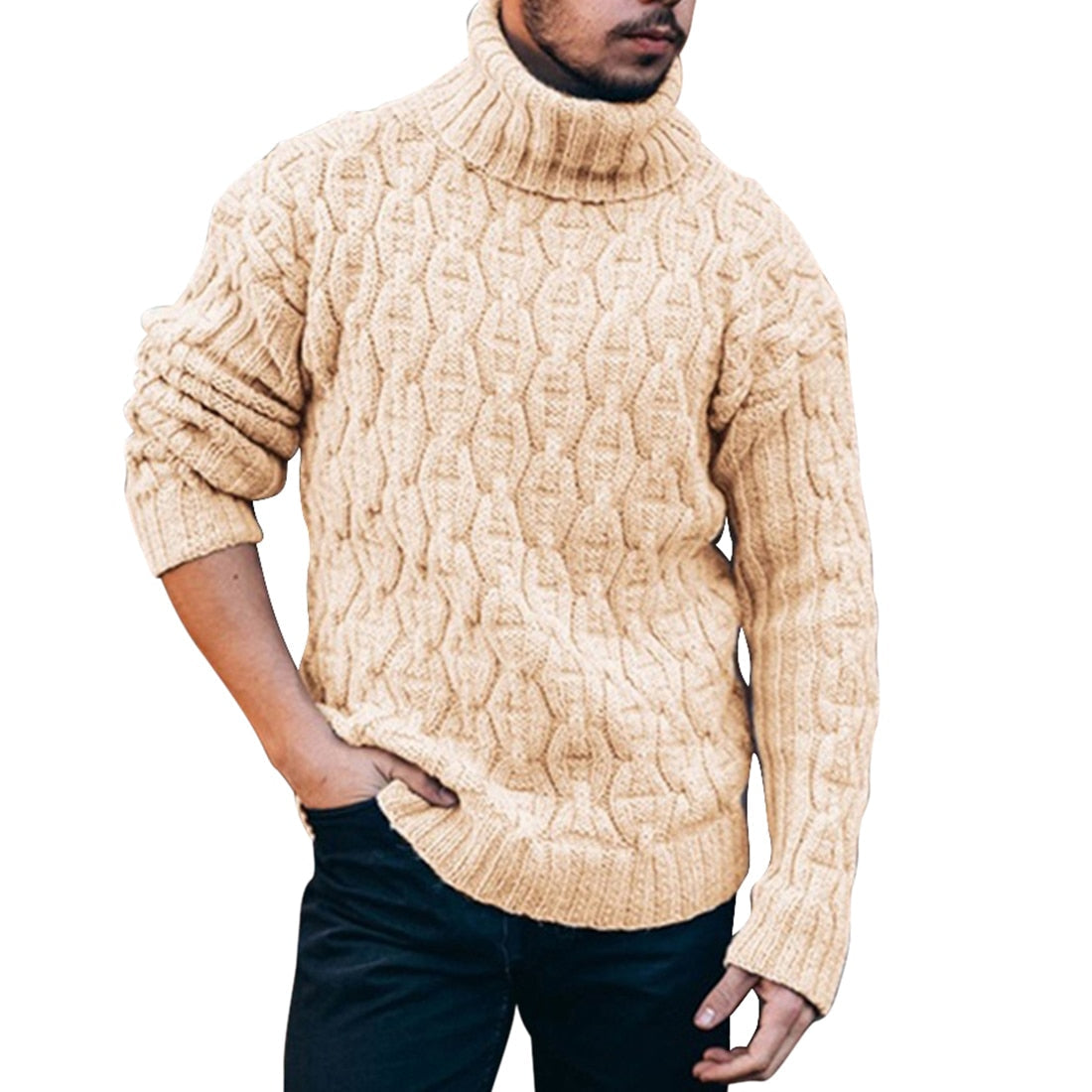 Rafe | Chunky turtleneck sweater for winter comfort