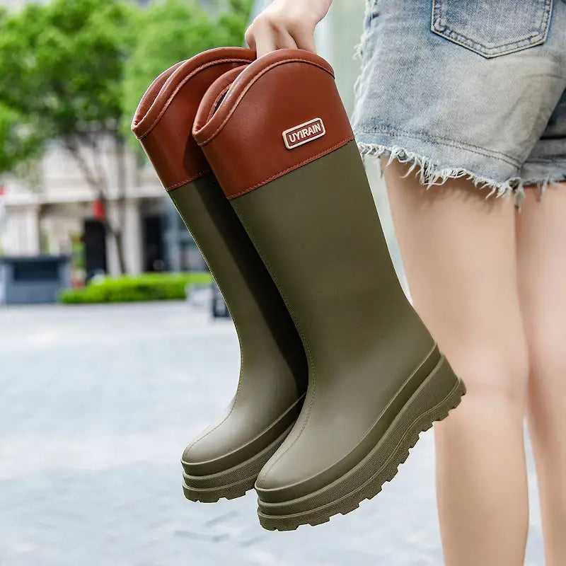 Naomi - High Stylish Women's Rain Boots