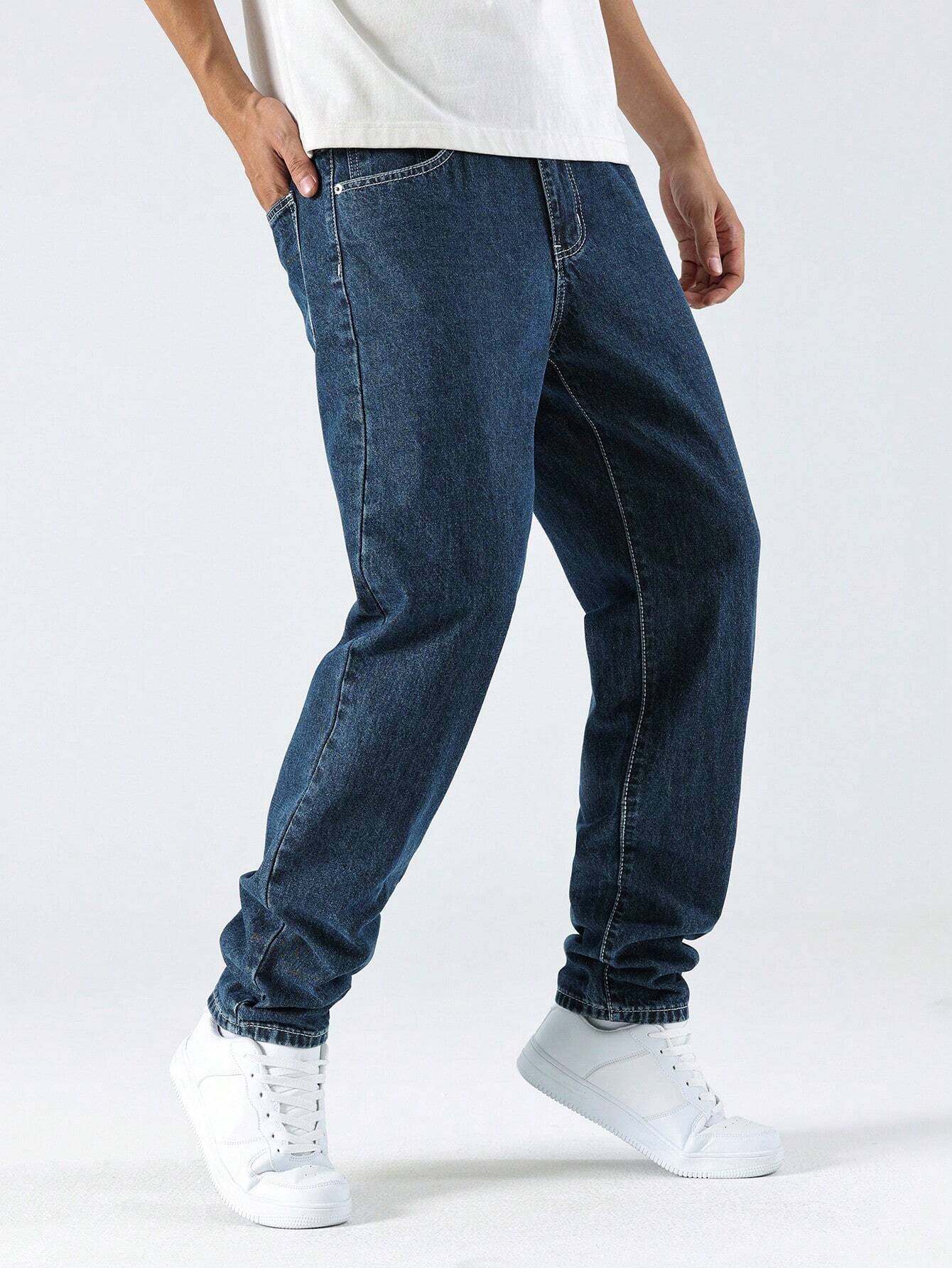 Lucas | Casual washed tapered jeans for men