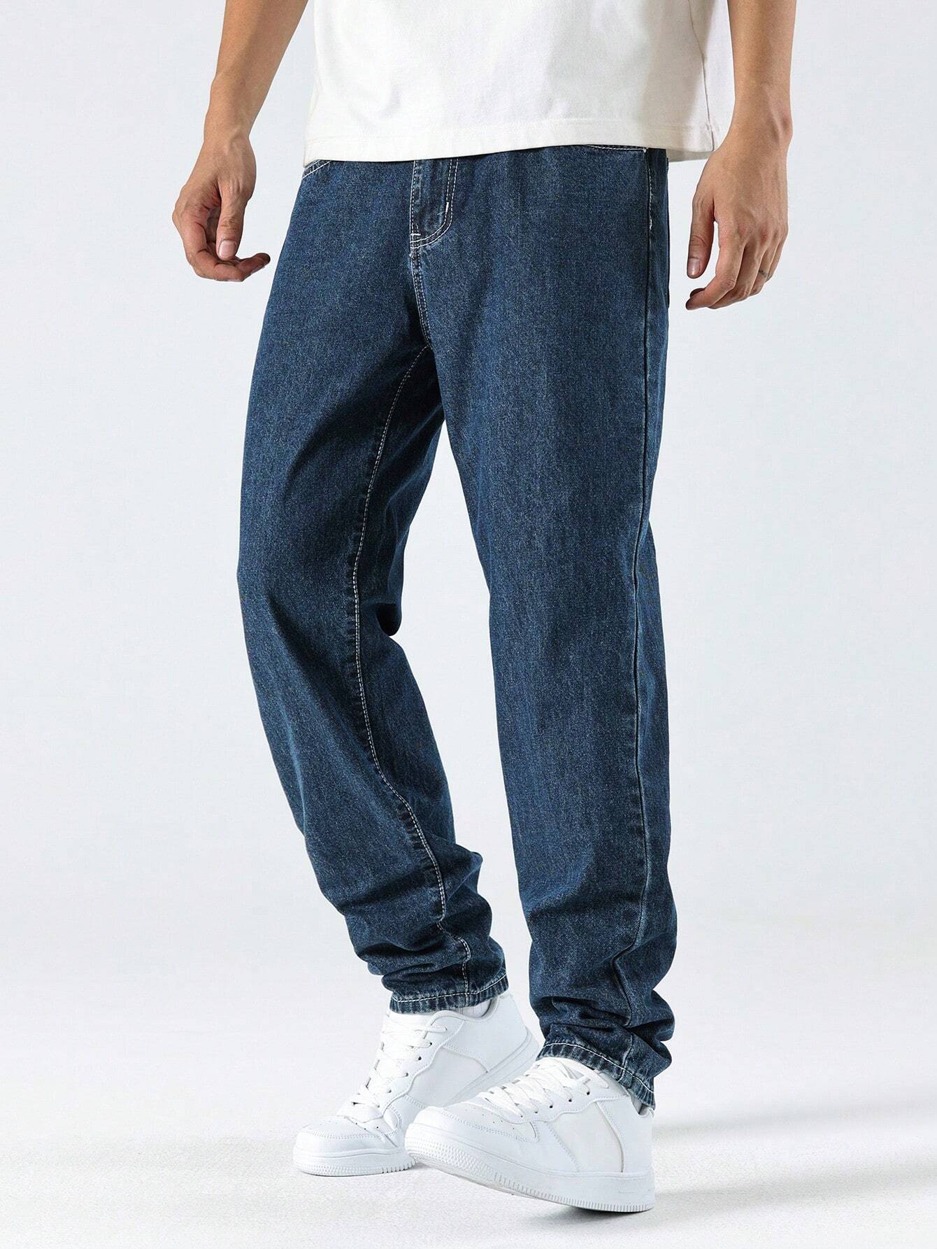 Lucas | Casual washed tapered jeans for men