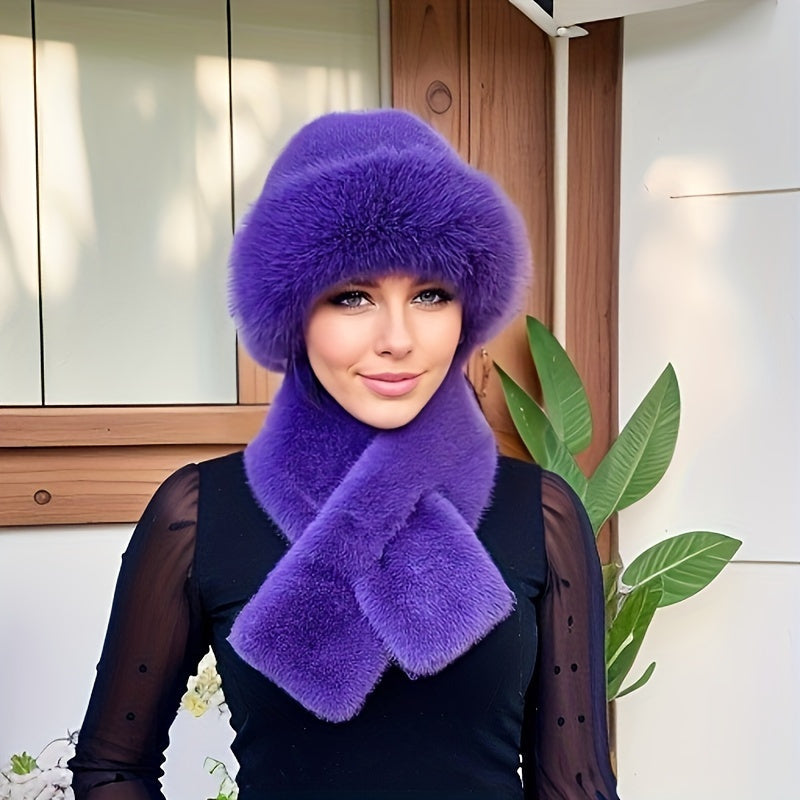 Elegant Fur Winter Set