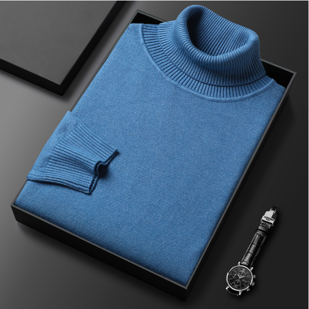 Savini™ - Cashmere Cotton Turtleneck
