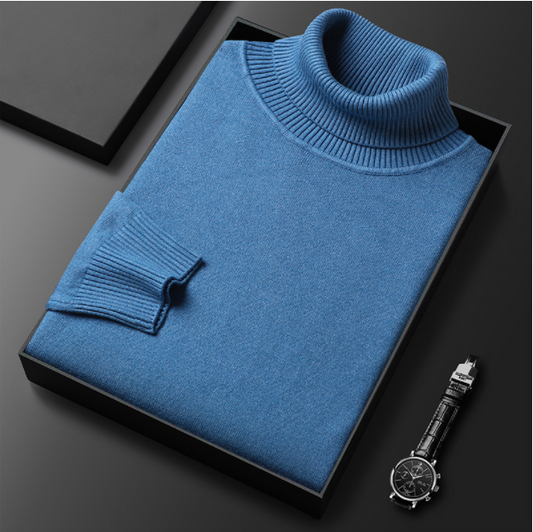 Savini™ - Cashmere Cotton Turtleneck