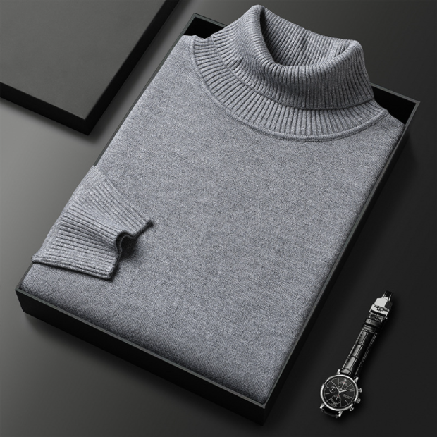 Savini™ - Cashmere Cotton Turtleneck