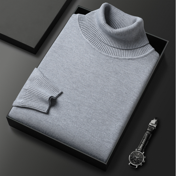 Savini™ - Cashmere Cotton Turtleneck