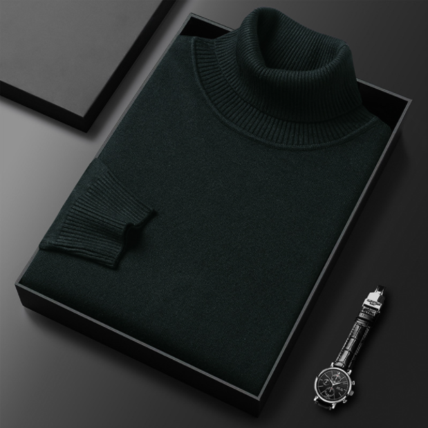 Savini™ - Cashmere Cotton Turtleneck
