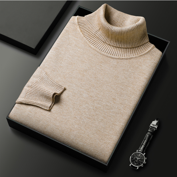 Savini™ - Cashmere Cotton Turtleneck