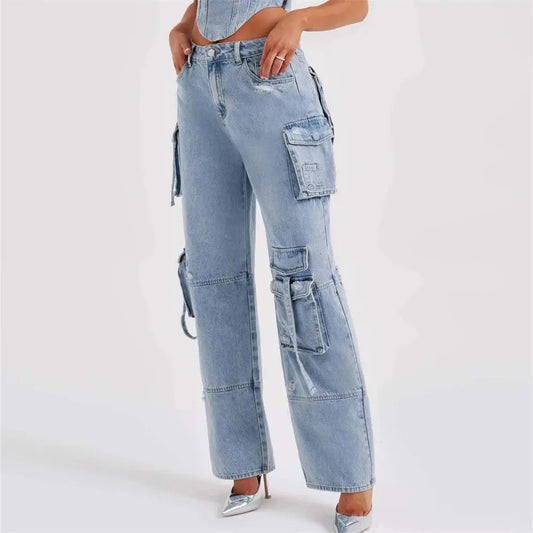 Onni | Classic cargo jeans for women
