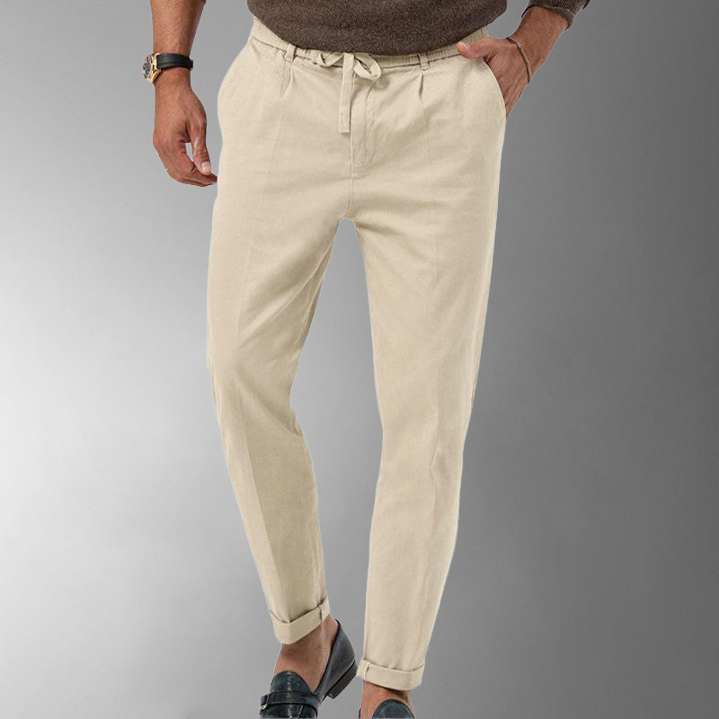 Vincent | Perfect Linen Trousers for Men