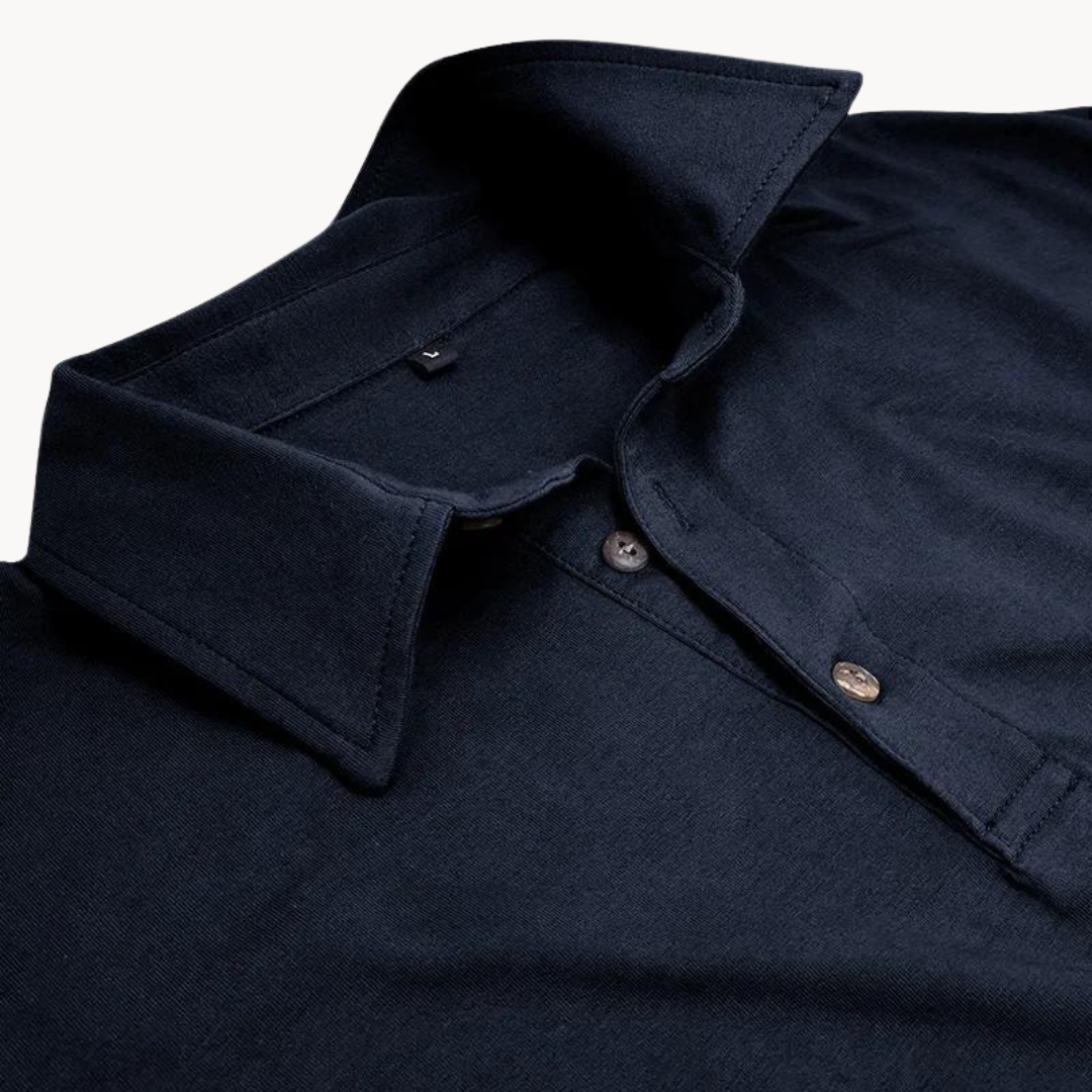 Casual Long Sleeve Polo | Onni