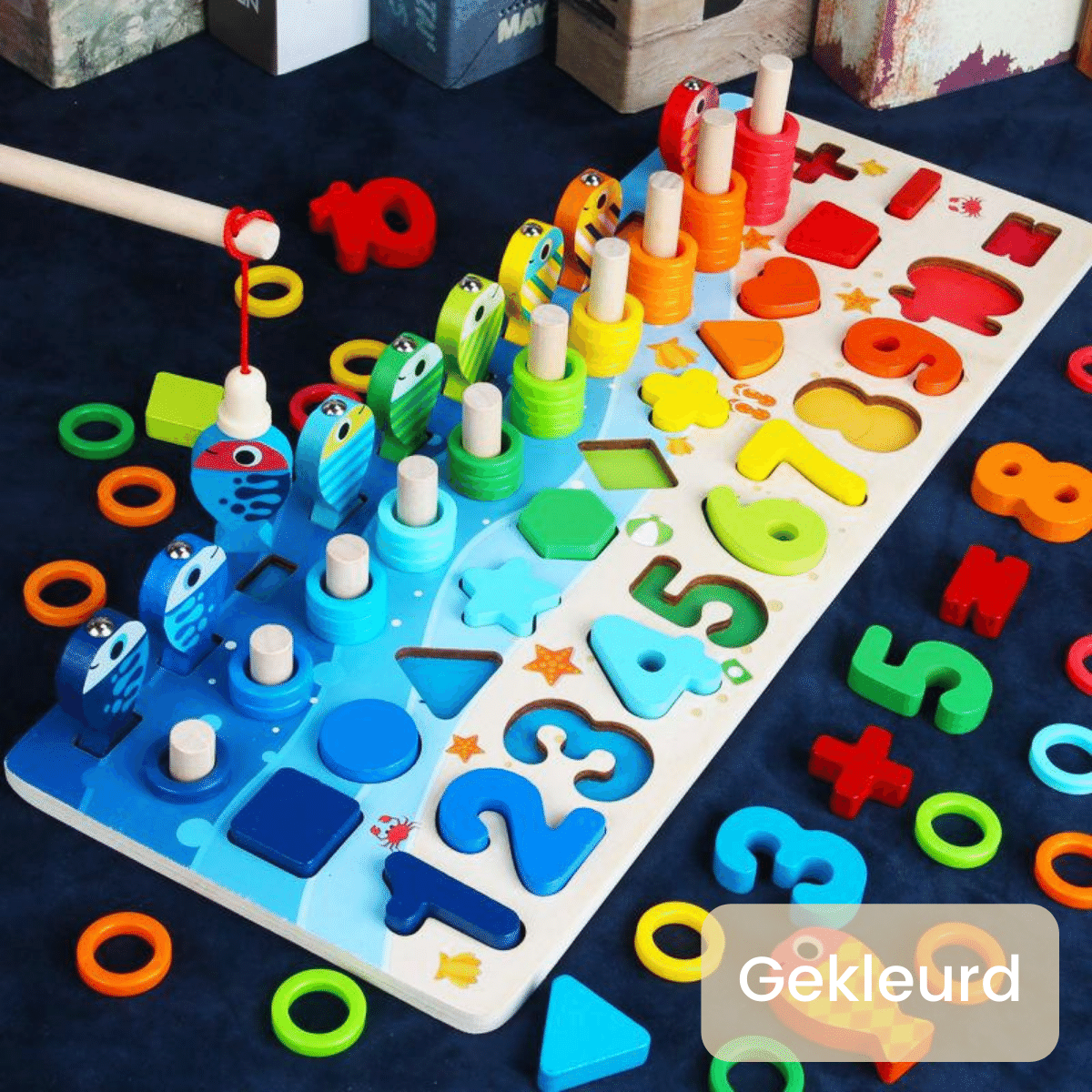 Woods™ | Develop the skills - Montessori wooden playboard
