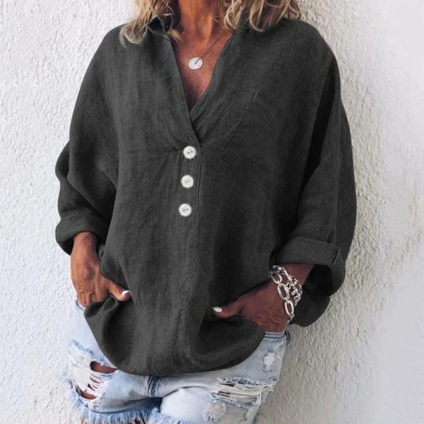 Natasha | Chic linen blouse