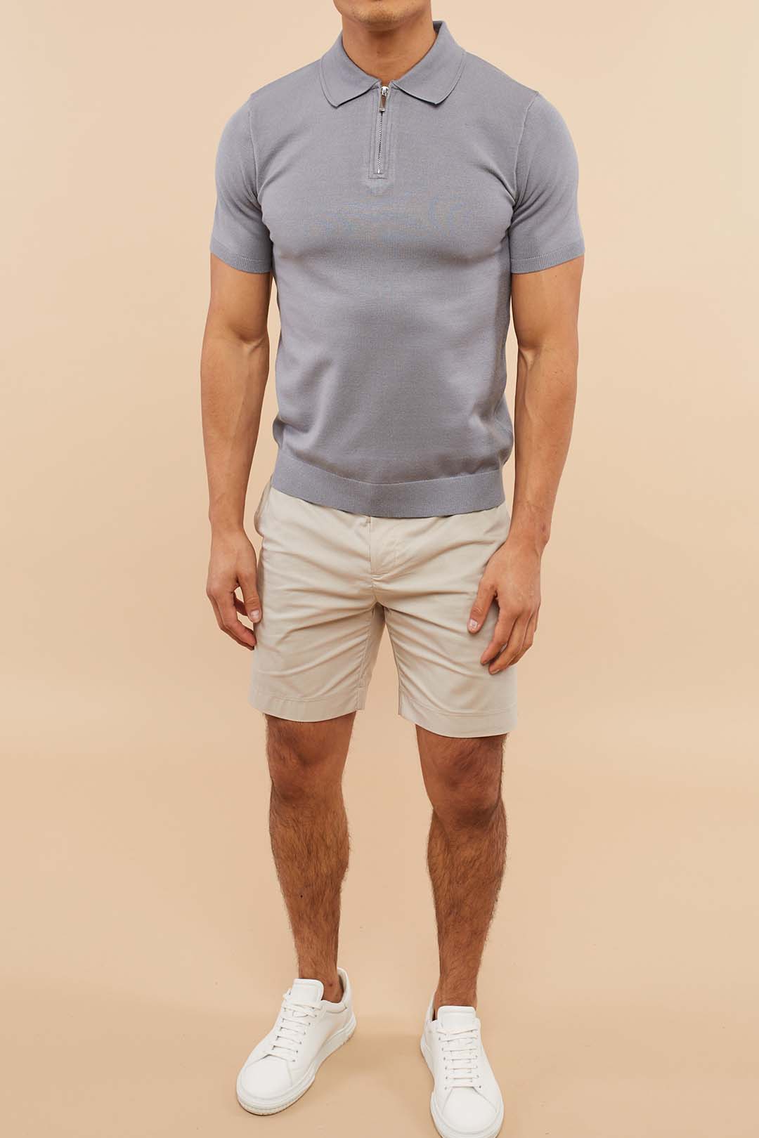 Lana | Knitted Half-Zip Polo