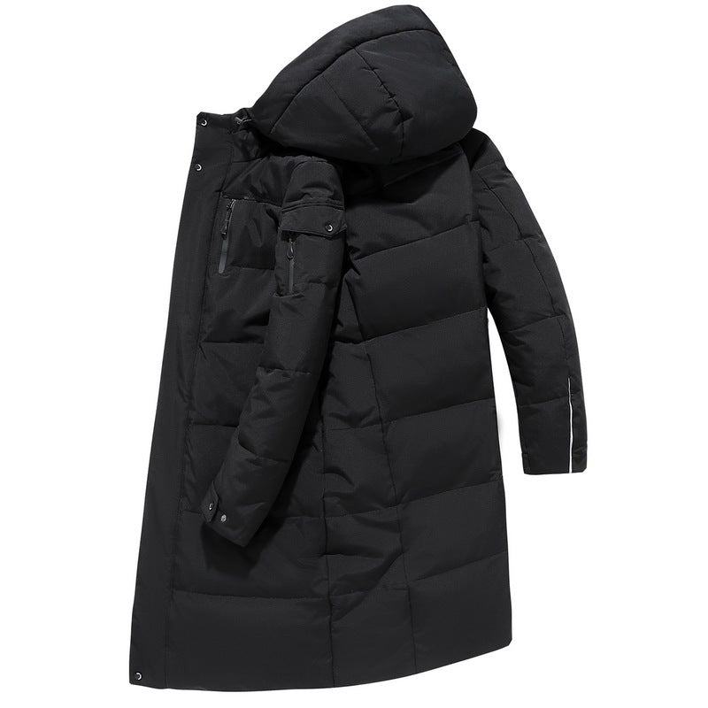 Rio | Elegant long down jacket for men