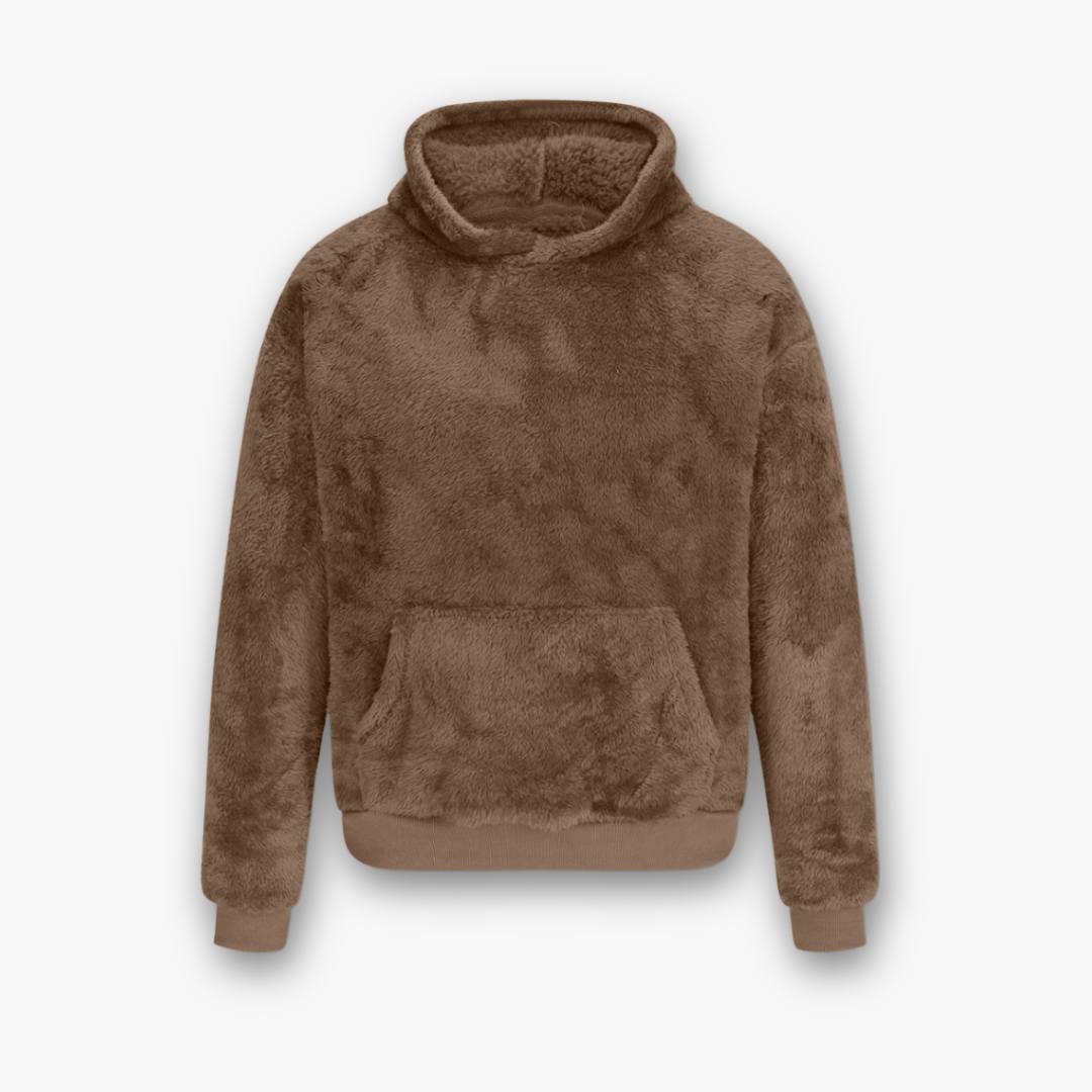 Stijn | Warm, fluffy hoodie for men