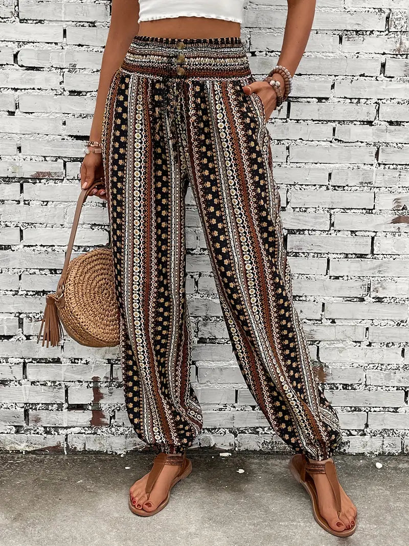 Henriky | Boho high-waisted trousers
