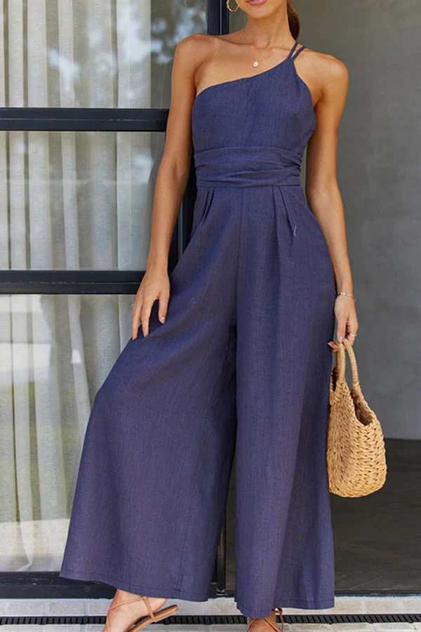 YANA | Women's one-shoulder jumpsuit