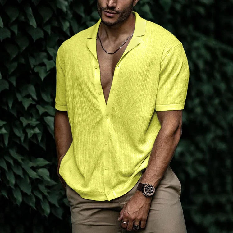 Omar | Knitted Summer Shirt