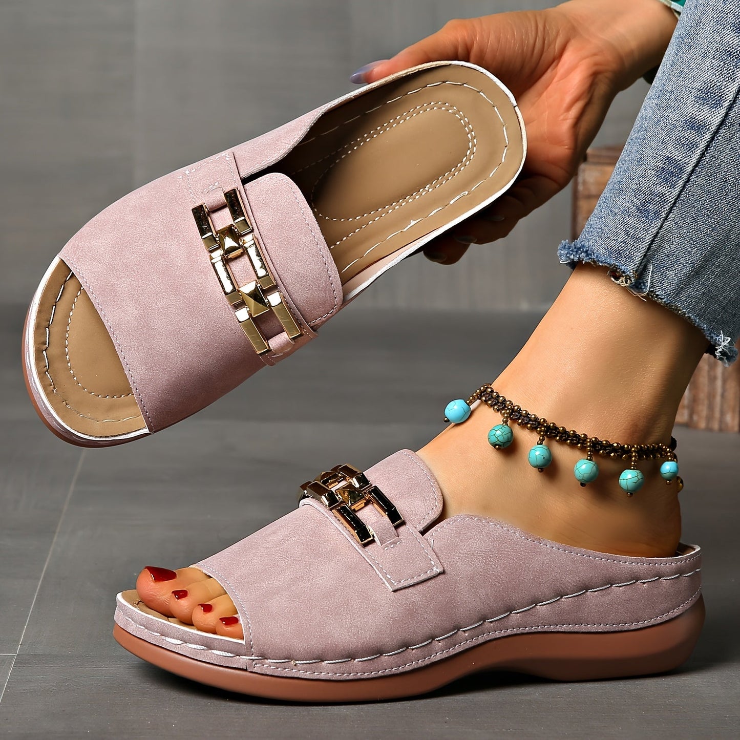 Elivora - Orthopedic Summer Sandal with Support Heel