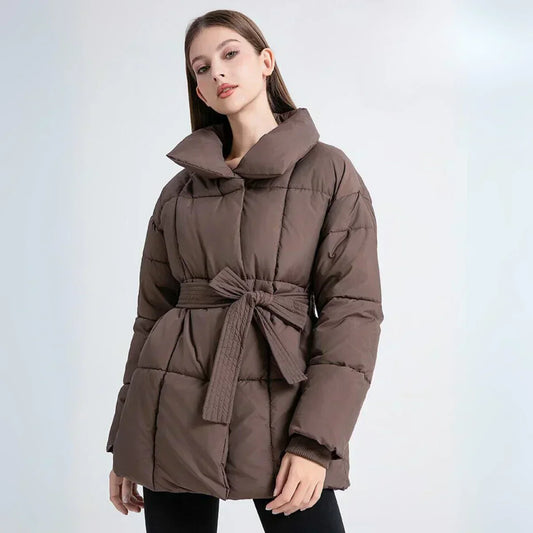 Fiora™ Winter Coat with Elegant Tie Closure