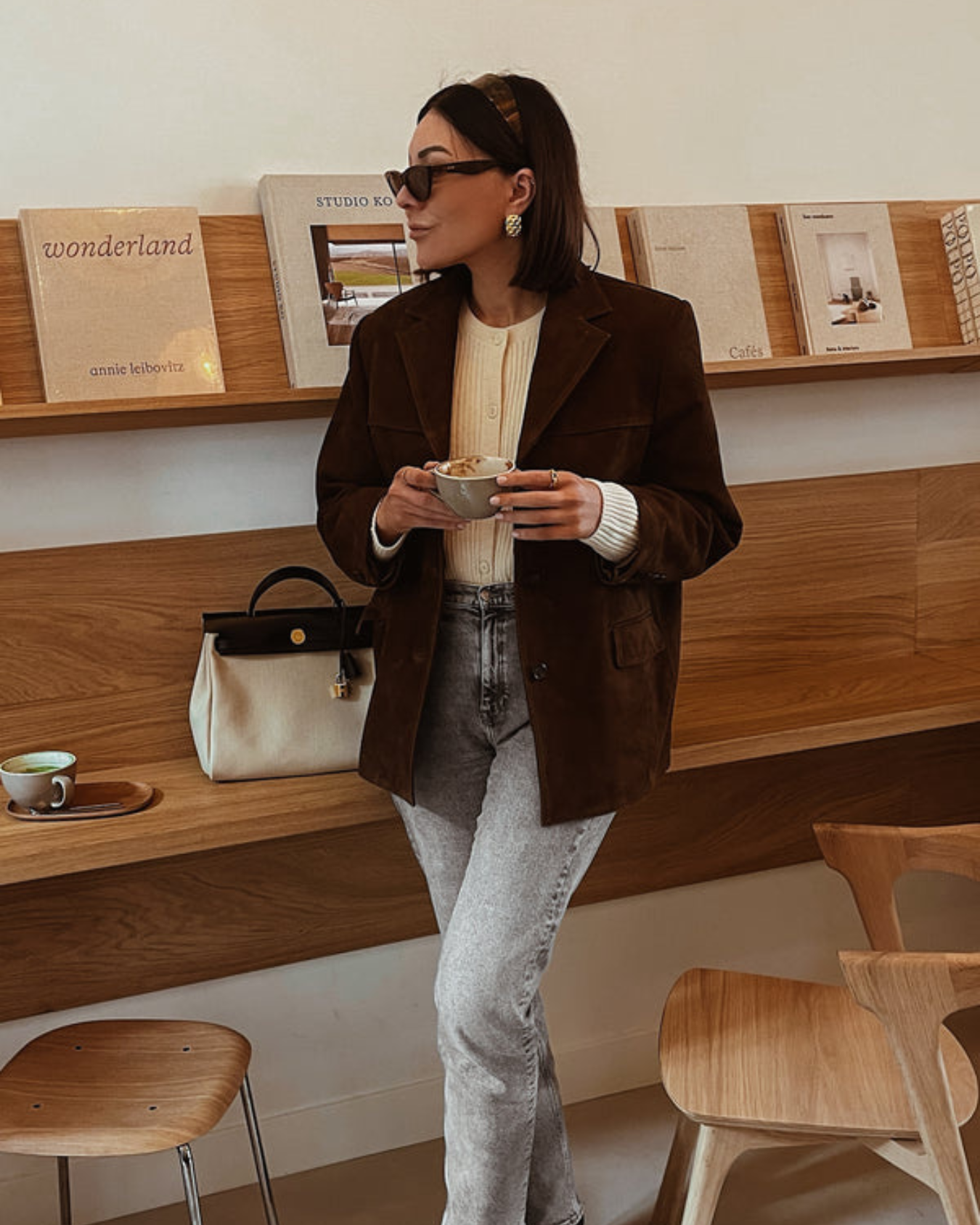 Suede Blazer | Bunny