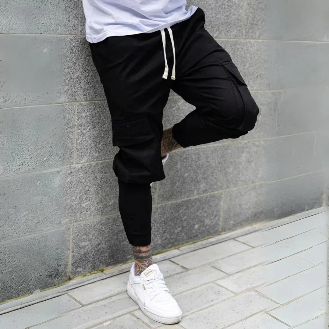 Meson | Cargo pants with drawstring waist