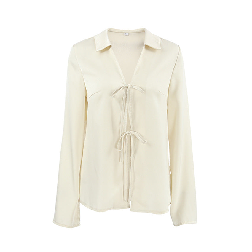 Onni | Satin blouse for beautiful women