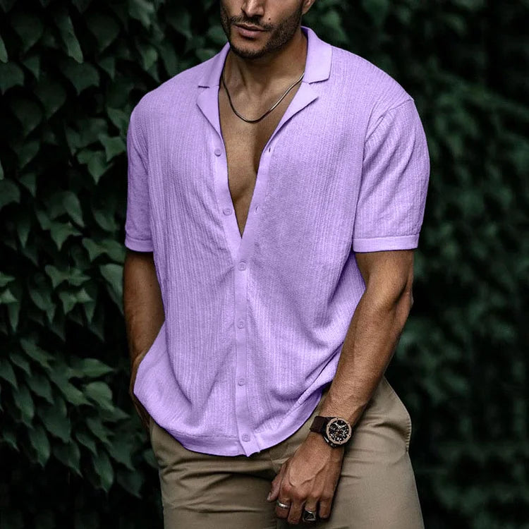 Omar | Knitted Summer Shirt