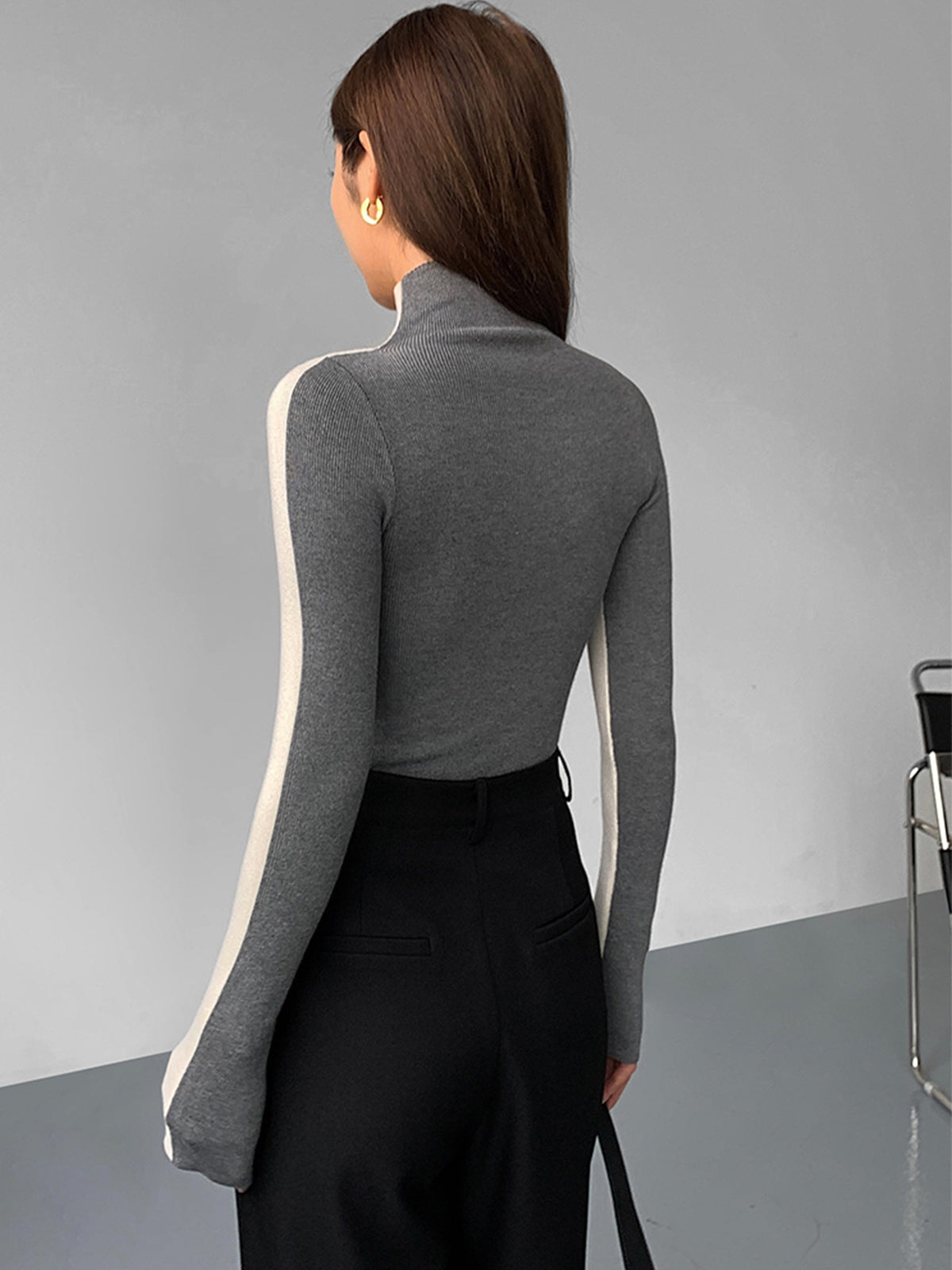 Sofia – Two-Tone Sweater