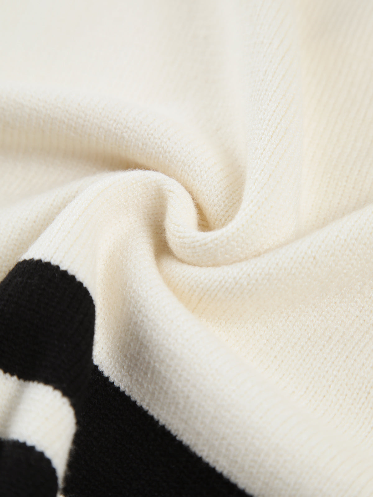 Noor – Striped Mock Neck Sweater