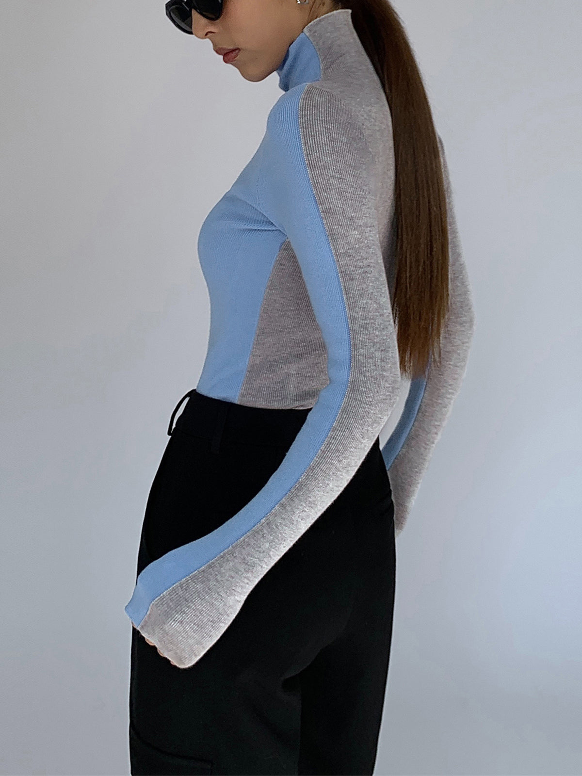 Sofia – Two-Tone Sweater