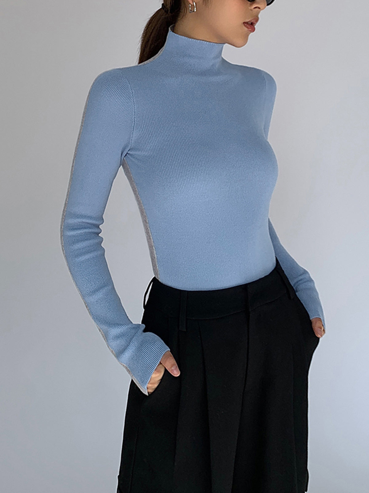 Sofia – Two-Tone Sweater