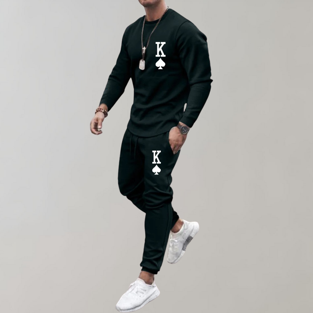 Juan l Trendy tracksuit with letter print for men