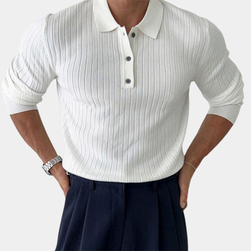 Sem | Long Sleeve Knitted Polo