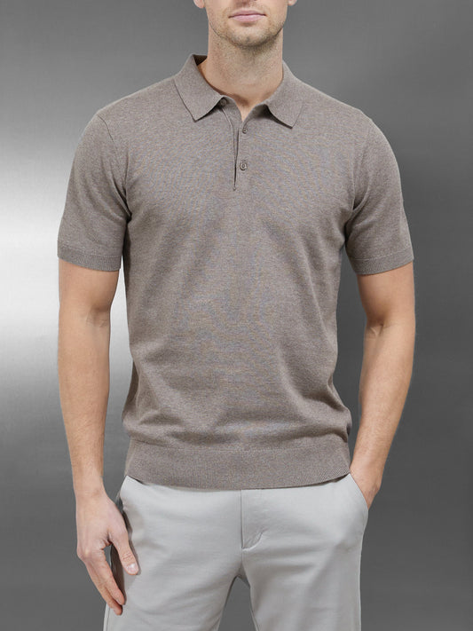 Ivo | Cotton knitted polo shirt