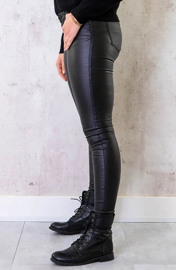 Demelza | Leather Pants
