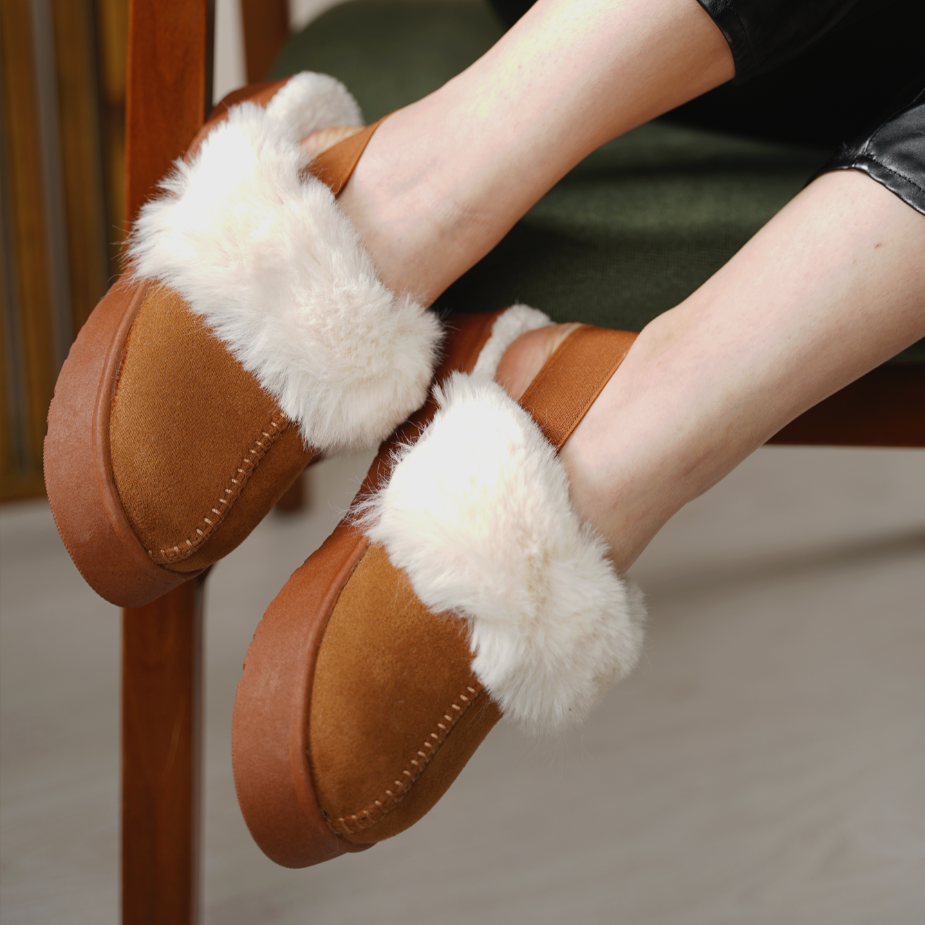 GoGoComfort™: Suede Slingback Clogs