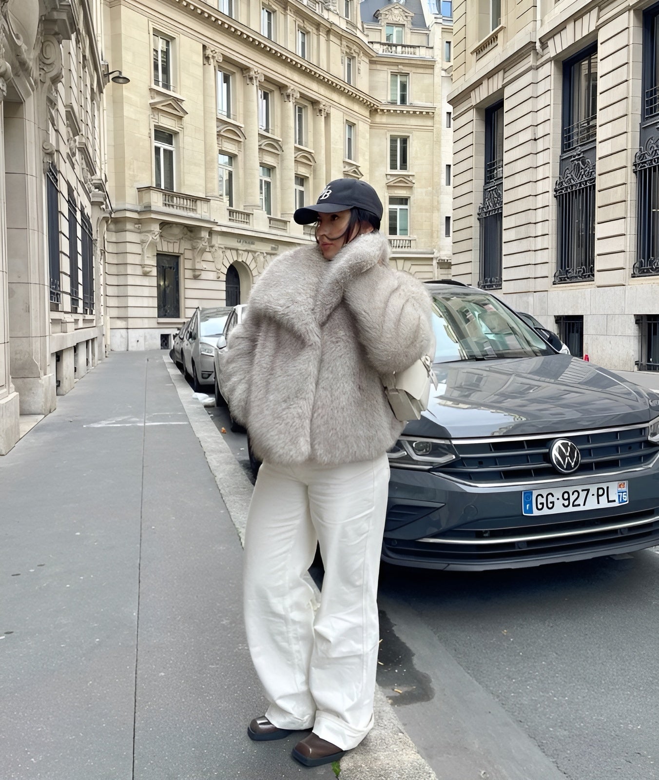 Sofia | Fashionable faux fur coat for women