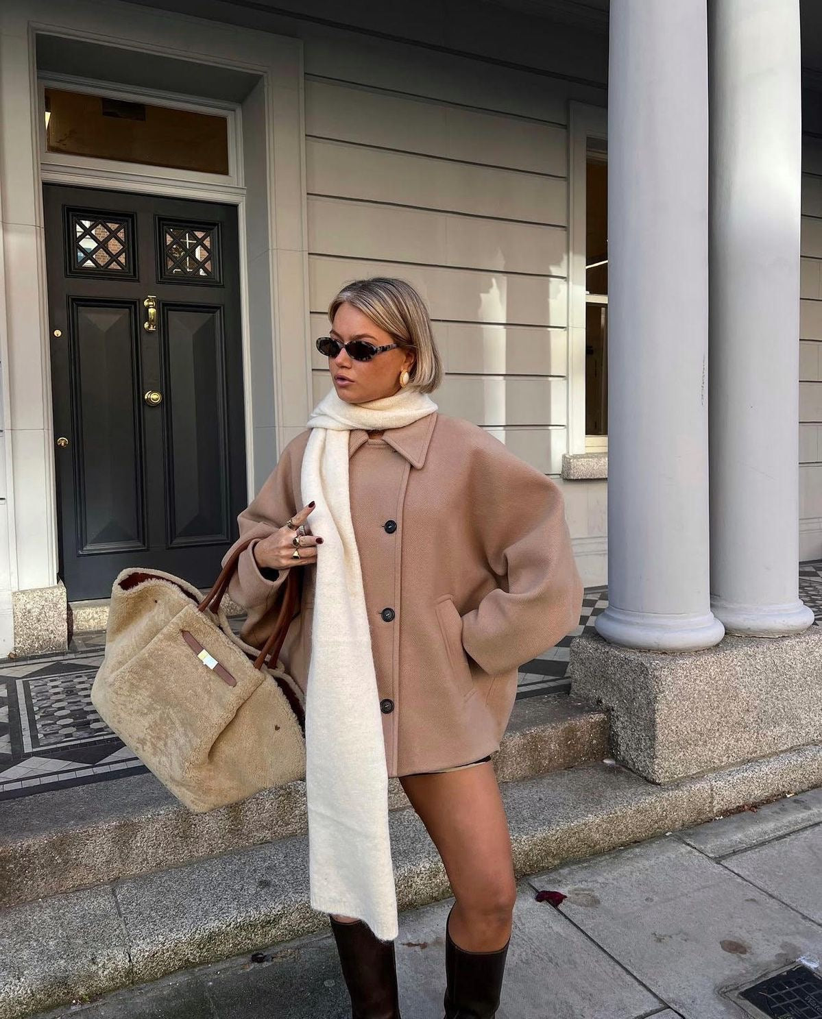 Sofy | Elegant Oversized Coat for Women