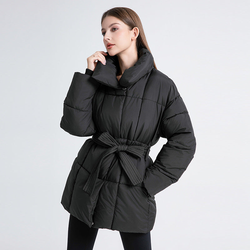 Fiora™ Winter Coat with Elegant Tie Closure
