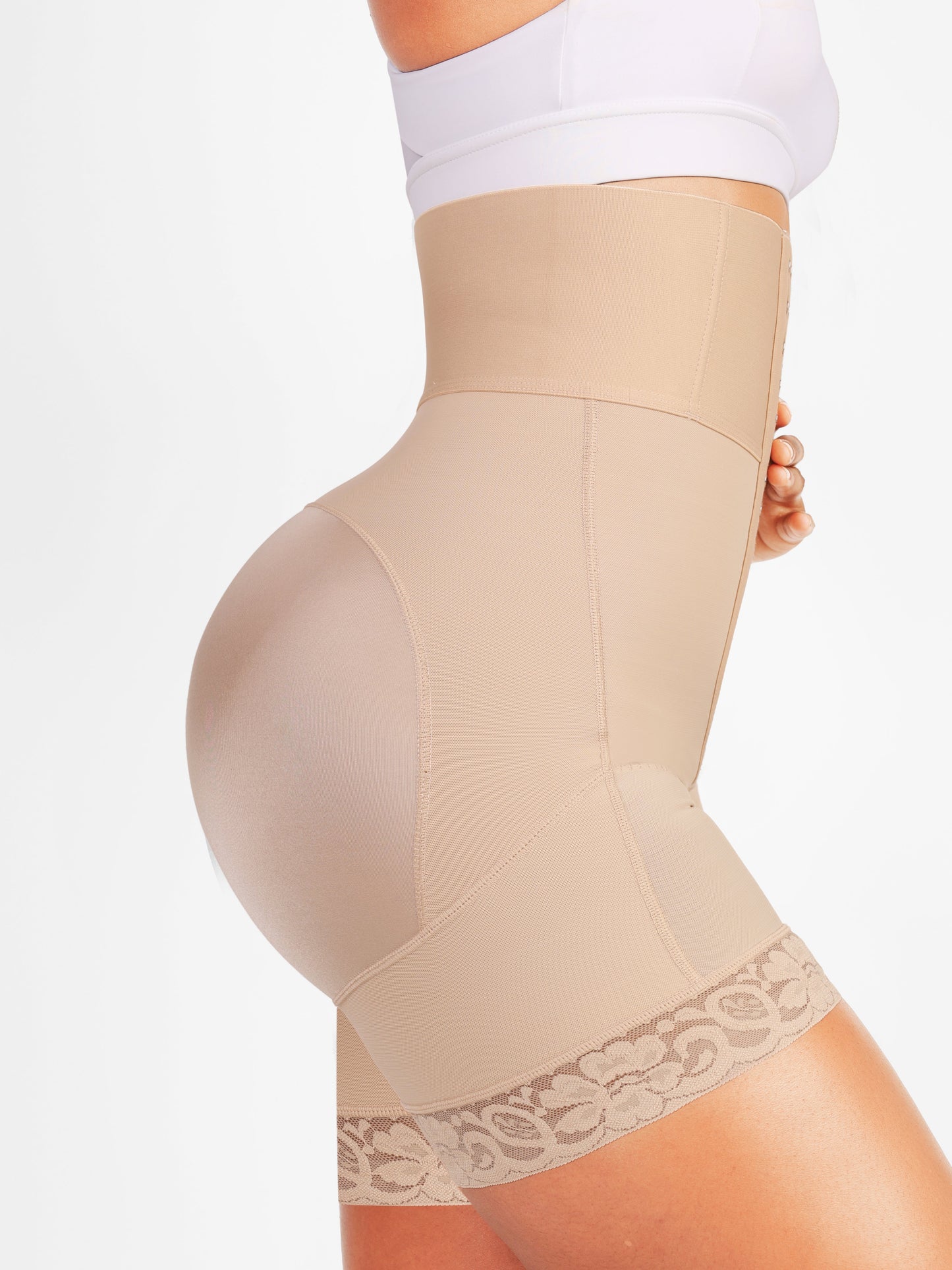 Valentina™ Shaper - Fitted Body Shaper 3 Rows of Hooks and Bones