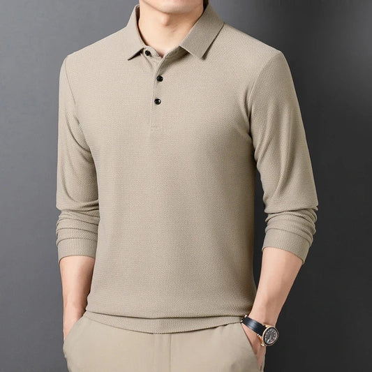 Comfortable Polo with long sleeves | Samuel