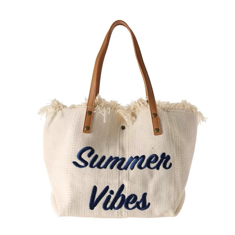Rannia™ | Summer Vibes Beach Bag