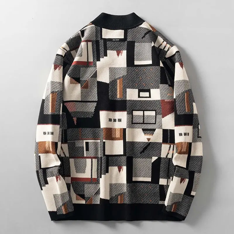 Nouveau™ Abstract Knitted Cardigan