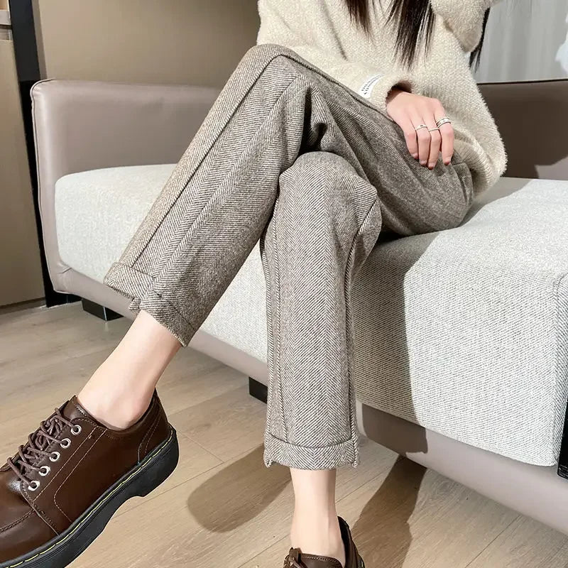 Presley | Winter wool pants for women